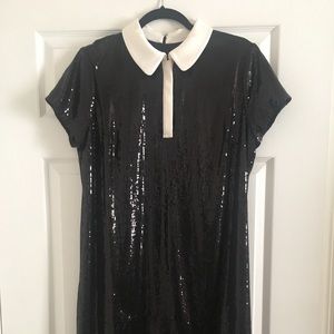 NWT Ann Taylor Sequin Cocktail Dress. Size 14.